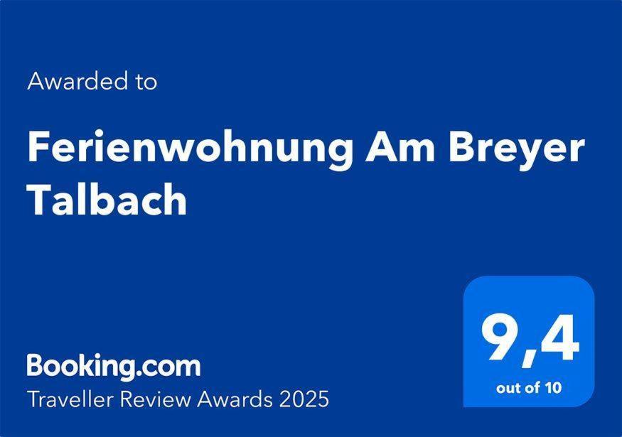 Ferienwohnung Am Breyer Talbach Esterno foto